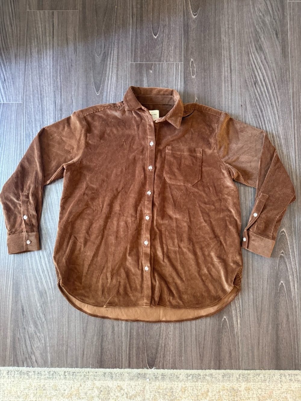 Sézane Chocolate Brown Corduroy Jacket